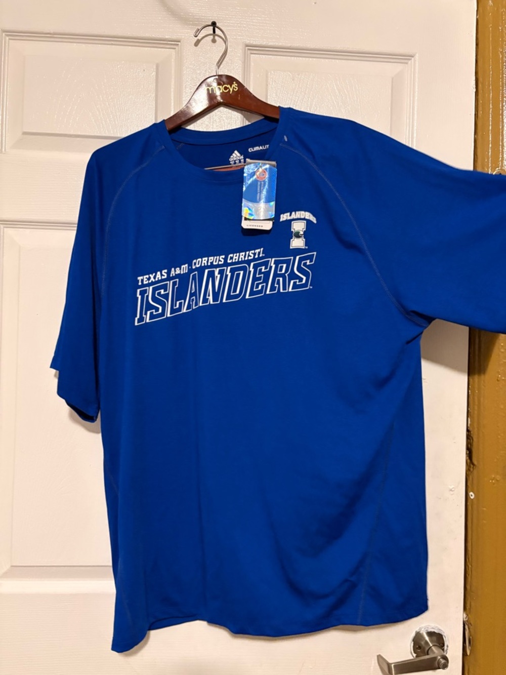ADIDAS Royal Blue Texas A&M Corpus Christi Islanders Short Sleeve Tee